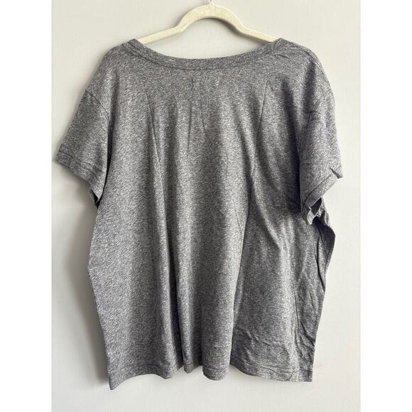 NWT Madewell Triblend Ex-Boyfriend Tee In Gray Size 2X - Picture 5 of 5